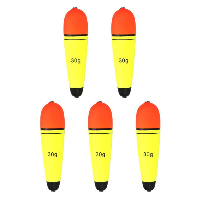 Unique Bargains 1oz Fishing Slip Bobbers EVA Fishing Float, Yellow, 5 Pack