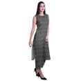 thumbnail image 3 of Moomaya Ensemble Kurta Sans Manches à Col Claudine Imprimé pour Femmes, Ensemble Ethnique 2 Pcs, 3 of 6