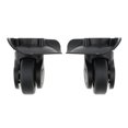 thumbnail image 1 of 1 Pair Swivel Suitcase Luggage Wheels Replacement Casters for Trolley Black - Easy Installation, 1 of 7