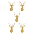 thumbnail image 3 of Wweixi Multifunctional 3D Mirror Deer Wall Sticker For Various Uses Personalized Home gold XXL 5Set, 3 of 6