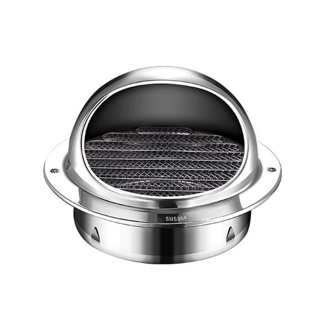 Decodeary Weather-resistant Wall Air Vent Grille High Temperature Resistant For Fresh Air 150mm 1Set