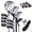 bleu, variante sur Ensemble Complet Ultime de Clubs de Golf pour Hommes Ensemble de Clubs de Golf incl 460CC avec Capuchon de Pluie Vert