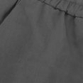 thumbnail image 3 of FNFYFH Clearance Women's Stylish Linen Pants Elastic Waist, 3 of 5