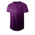 thumbnail image 3 of PEZHADA Chemises Hommes Décontractées Manches Courtes T-Shirt Ajusté Homme Couleur Contrastée Tee Dégradé Manches Courtes Hauts d'Été Col Rond Chemises Décontractées T-Shirts d'Entraînement Chemises Hommes T-Shirts Graphiques, 3 of 6