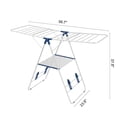 thumbnail image 3 of Mainstays Heavy duty dryer rack for Clothes and Shoes, 56.7inWx23.8inDx37.8inH, 3 of 8