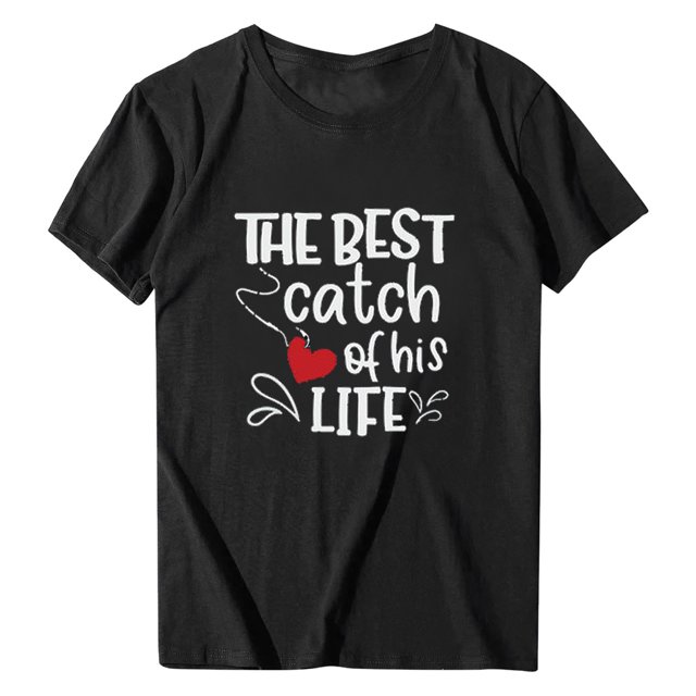 Chemise Couple Femme Décontractée Femme Chemise à Manches Longues Saint-Valentin Chemises Imprimées Basiques pour Femme Col Rond Manches Courtes Chemises pour Femme Grande T-Shirt Hauts Tunique Blouse