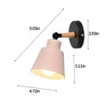 thumbnail image 3 of Lamps for Bedrooms 9 In Wall Lamp Wall-Mounted Bedside Table Iron Art Plain Aisle Wall Lamp Suitable for Bedroom Bedside Aisle Study (Light Source Not Included) Wall Art for Bedroom, 3 of 8