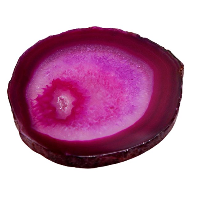 ENJOYW Polished Dyed Coaster Compact Stone Natural Agate Sliced Coaster Desktop Decor Cup Coaster