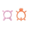 thumbnail image 1 of Pigeon - Ensemble de Dentition en Silicone (Rose + Orange), 1 of 3