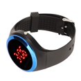 thumbnail image 1 of Sports Watch, Adjustable Red LED Birthday Gift Safe Portable Student Digital Watch Flexible  For Outdoor Camping For Children Blue, 1 of 8