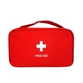 thumbnail image 1 of First Aid Kit Comprehensive Premium Emergency Medical Kit with Labeled Compartments for Cars, Trucks, Camping, Home, Office, and Sports and Outdoor Emergencies (22x8x14cm), 1 of 7
