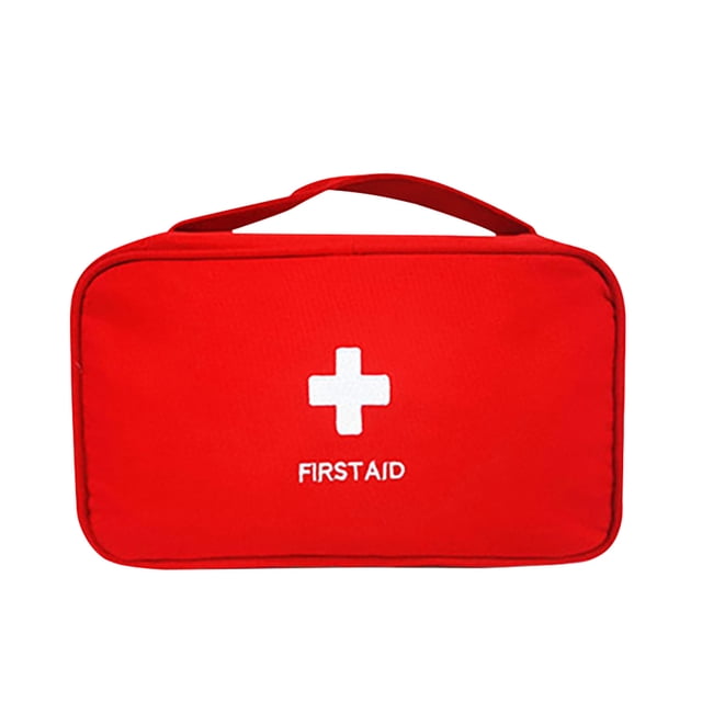First Aid Kit Comprehensive Premium Emergency Medical Kit with Labeled Compartments for Cars, Trucks, Camping, Home, Office, and Sports and Outdoor Emergencies (22x8x14cm)
