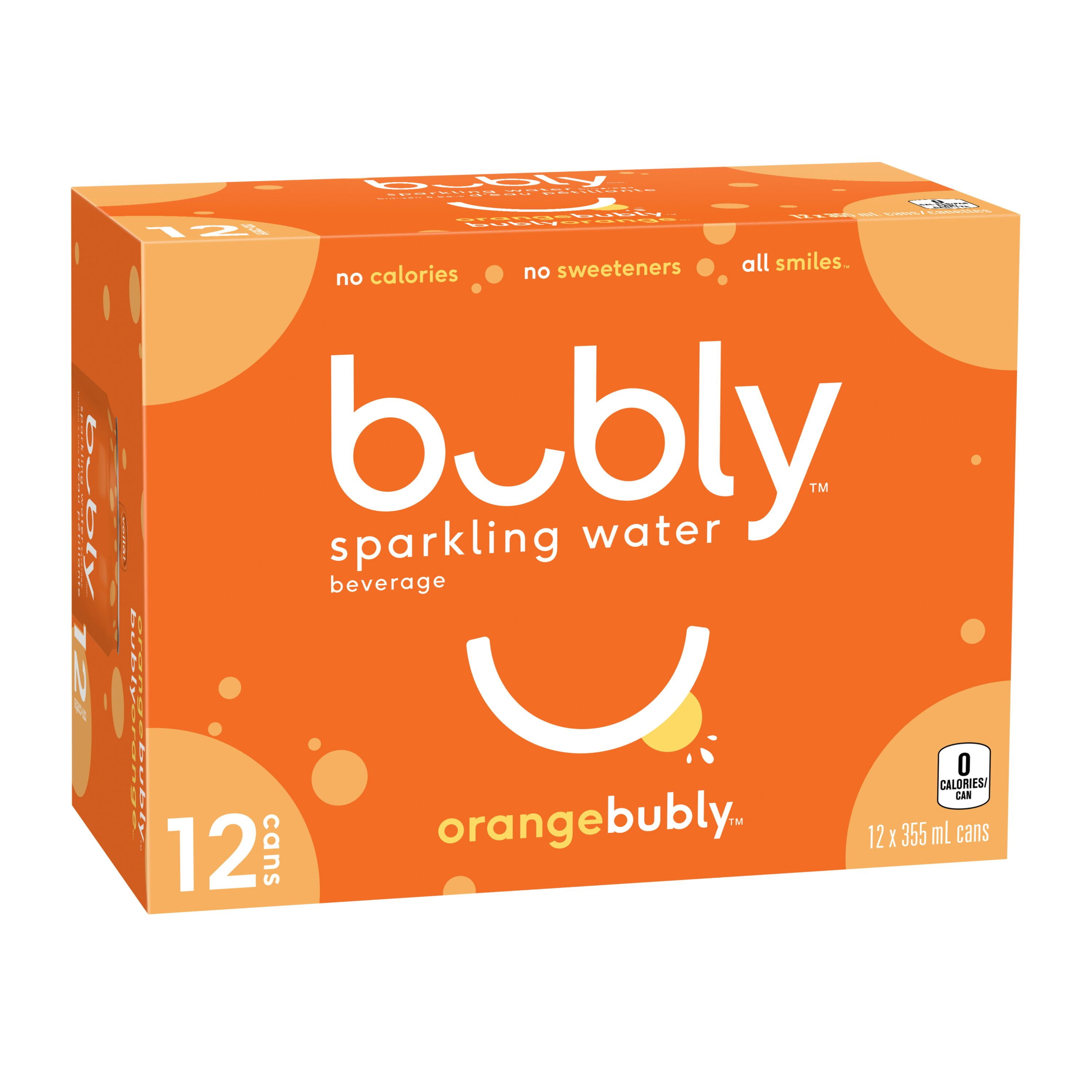 Bubly™ Eau Pétillante Saveur Orange 12 x 355 ml, Canettes