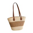 thumbnail image 3 of TISHITA Hand Weaving Women Summer Shoulder Bag Handmade Portable Lightweight Handbag D, 3 of 8