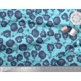 thumbnail image 2 of Soimoi Poly Georgette Fabric Artistic Floral Decor Fabric Printed Yard 52 Inch Wide, 2 of 5