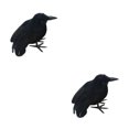 thumbnail image 3 of kurtrusly Horror Props For Halloween - High Simulation Black Crow Ornament For Festive Flying Crow 2Set, 3 of 6