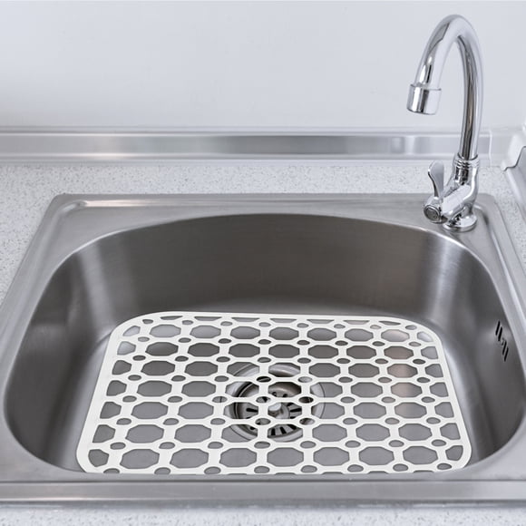 Kitchen Sink Mat Plastic Multifunctionalfor Meal Prep, Thermal Insulation, Vegetable Washing and Drainage