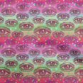 thumbnail image 1 of oneOone Viscose Chiffon Pink Fabric Conversational Eye Sewing Craft Projects Fabric Prints By Yard 42 Inch Wide, 1 of 4
