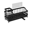 thumbnail image 2 of Fwttom Dishwashing Sponge Rack No Hole Wall Mounted Long Brush Storage Shelf Countertop Sink Rags Draining Racks, 2 of 6