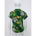 thumbnail image 4 of Jowowha Chemises Décontractées d'Été pour Petits Garçons Aloha Luau Col Rabattu Hauts Tropicaux Type K 140, 4 of 7