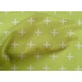 thumbnail image 4 of oneOone Cotton Poplin Fabric Plus Sign Kasuri Printed Craft Fabric BTY 56 Inch Wide, 4 of 4