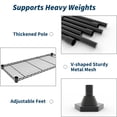 thumbnail image 3 of AKDSteel Storage Shelves Metal Shelving Unit, Heavy Duty Wire Shelving, l-Shaped Storage Rack With Adjustable Shelf For Home, Pantry, Or Warehouse Organization, 3 of 7
