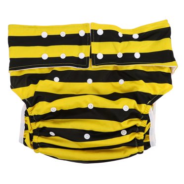 1Pc Old People Leakproof Diaper Exquisite Printed Adult Reusable Cloth Diaper