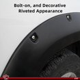 thumbnail image 4 of 2007-2013 GMC Sierra 1500 | 2007-2014 Sierra 2500 3500 HD | 6’6″ Bed and 8′ Bed | Not Compatible for Silverado | Bolt-Riveted Rugged Style Fender Flares | Paintable Smooth Wheel Flare Cover | 4 PCS, 4 of 11