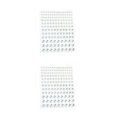 thumbnail image 3 of Wweixi Eye Face Gems Rhinestone Stickers Beads No Glue Eyebrow Rainbow Makeup Jewelry Accessory DIY Decorations Wedding White 2Set, 3 of 6