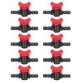 thumbnail image 2 of Hose Barb Valve, Drip Irrigation Tubing Shut-off Valve Gate Valves Plastic 10 Pcs  For 1/2 Inch Tubing For Drip Irrigation Systems, 2 of 8