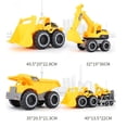 thumbnail image 2 of Baby Shining Car Toy Engineering Car Excavator Model Tractor Toy Dump Truck Model Classic Toy Vehicles Mini Gift for Boy, 2 of 11