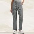 thumbnail image 1 of Wensltd Women Cargo Pants Casual Work Clothes Straight Pants Pockets, 1 of 7