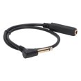 thumbnail image 3 of Stereo Audio Cable, Microphone Audio Cable Plug And Play Efficient Transmission 1/4in  For Speaker, 3 of 8