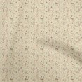 thumbnail image 1 of oneOone Velvet Pale Yellow Fabric Floral Craft Projects Decor Fabric Printed By The Yard 58 Inch Wide, 1 of 4