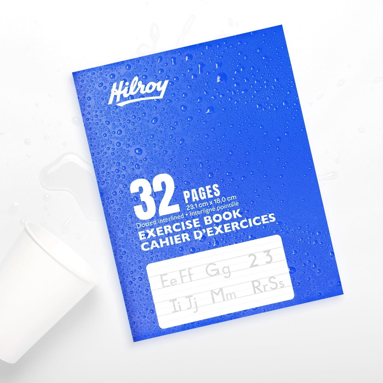 Cahier cousu laminé Hilroy® interligné à points 32 pages