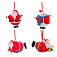thumbnail image 2 of CNKOO 4PCS Santa Snowman Painted Gift Tree Decoration Pendant, 2 of 6