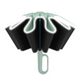 thumbnail image 1 of Maytalsory Easy Hanging Fully Automatic Buckle Umbrella Grab And Go Making Easy To Carry Reflective Green, 1 of 6