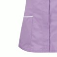 thumbnail image 2 of RKSTN Hauts pour Femmes Manches Courtes Col en V Hauts T-Shirt Blouse à Imprimé pour le Travail, 2 of 3