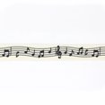 thumbnail image 1 of UNIQUE CREATIV, Ribbon, Printed Twill, Music Note, 20mm × 5.4m (0.78" × 18ft), 1 of 4