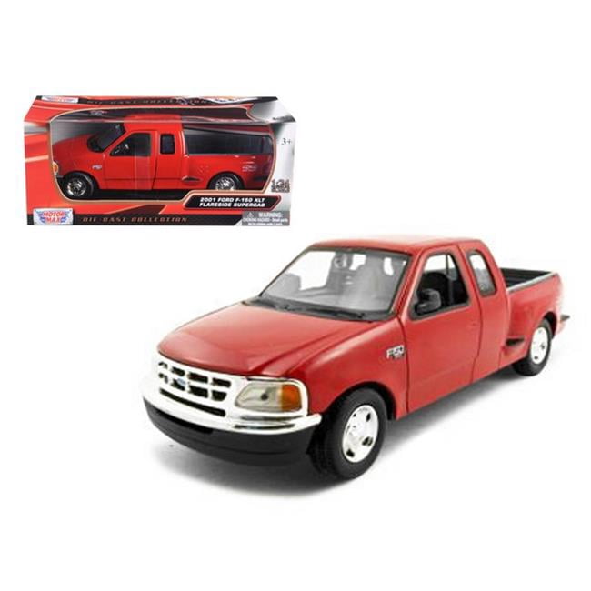 Motormax 73284r Ford F-150 Pickup Truck Flareside Supercab Red 1