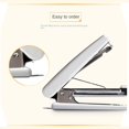 thumbnail image 4 of Stapler, Desktop Staplers Office Stapler, White-No.10 Needle Binding Machine Portable Nail Lifting Device, 4 of 5