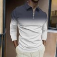 thumbnail image 2 of Pisexur Chandails en Molleton pour Hommes à Manches Longues, Chandail à Col Rabattu, Mode Décontractée, Patchwork de Couleurs Surdimensionné, Chandail-Over, Fermeture Éclair Quart, Chemises de Gym Athlétiques, Chandail en Molleton Grande Taille M-6TG, 2 of 5