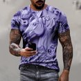 thumbnail image 1 of Weiqiqre T-shirt pour Homme Décontracté à Relief, Imprimé de Course, T-shirt Graphique, Extérieur, Quotidien, Vacances, Manches Courtes, Col Rond, Chandail à Porter au Quotidien, Extérieur, Rue et Centres de Villégiature, 1 of 6
