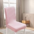 thumbnail image 4 of Dining Room Chair Cover Elastic Stretch Polyester Fleece Seat Slipcover with Secure Fit for Standard Chairs – Color 11, 4 of 7
