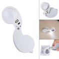 thumbnail image 3 of Mini Glass Magnifier Portable Jewelers Magnifier ABS + Glass + Acrylic For Read Books Newspapers Menus, 3 of 8
