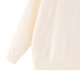thumbnail image 4 of RXMEKW Chandail pour Femmes à Manches Longues à Col Rond Décontracté Blouse Haut Uni Imprimé avec Confort Toutes Saisons pour Usage Quotidien, 4 of 6