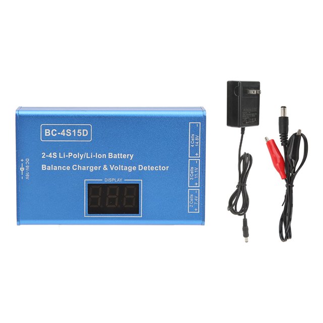 HLONK RC Balance Charger Profession RC Battery Chargers RC Balance Charger High Accurate Battery Charger With Voltage Display For 2S 3S 4S 25W Model Airplane