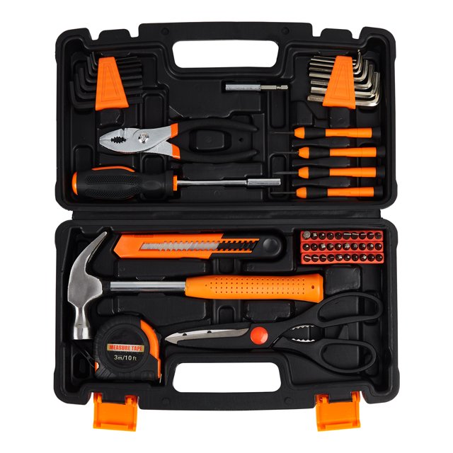 Ourlova Professional Piece Industrial Tool Set-Comprehensive Hand Tool Kit for Home Dorm Car 57pcs