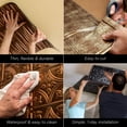 thumbnail image 4 of Fasade Portrait Decorative Vinyl 2ft x 4ft Glue Up Ceiling Panel Copper Fantasy 5 Pack, 4 of 5