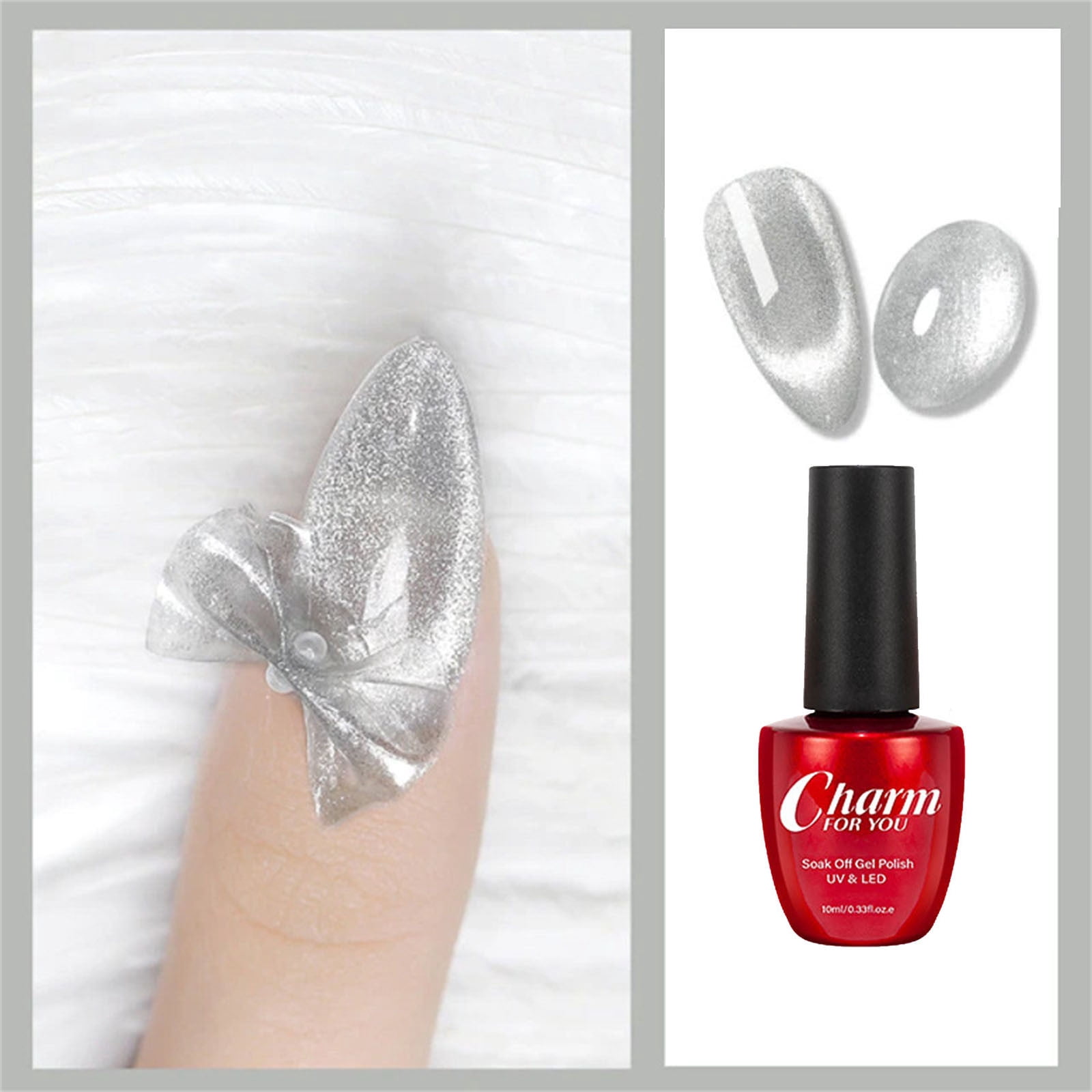 FcBaudy Nail Polish, Gifts for Women Exquisite Blin Blin Spar Eye Nail Polish, Popular Color Wide Eye 10ml Manicure A